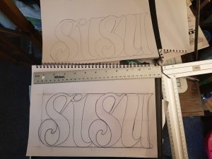 Two copies of the final Sisu design