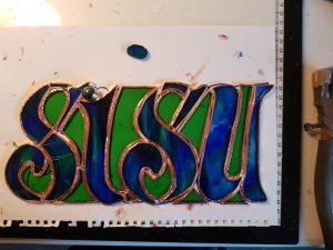 Sisu with copper foil applied