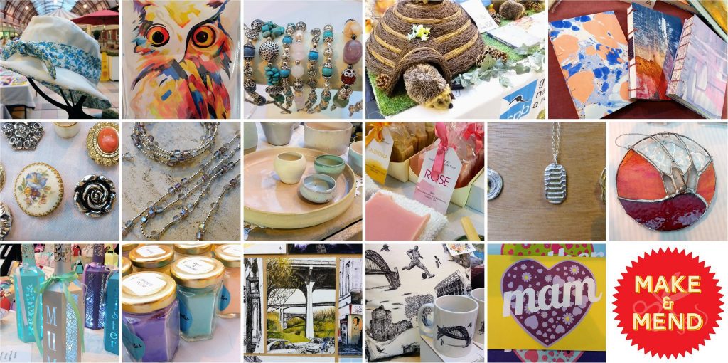 Collage of products at Make and Mend